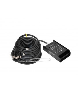 Omnitronic Multicore Stagebox 12/4 30m Stagebox con cavo
