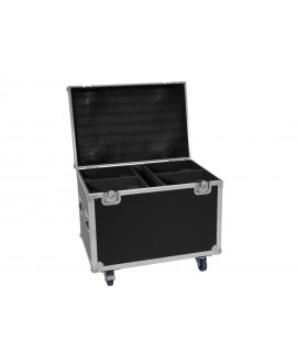 Roadinger Flightcase 4x TMH-W400 with wheels Cases for moving lights