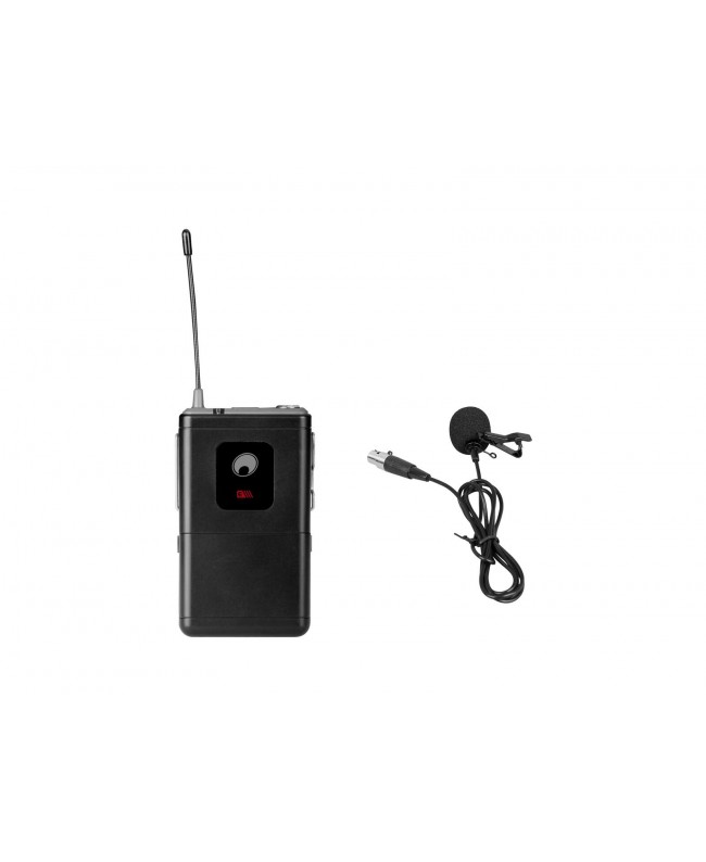 Omnitronic UHF-E Series Bodypack 823.6MHz + Lavalier Microphone Transmitters