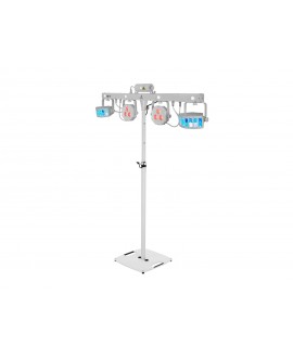 Eurolite Set LED KLS Laser Bar FX Light Set white + BPS-2 Loudspeaker Stand white Effetti LED