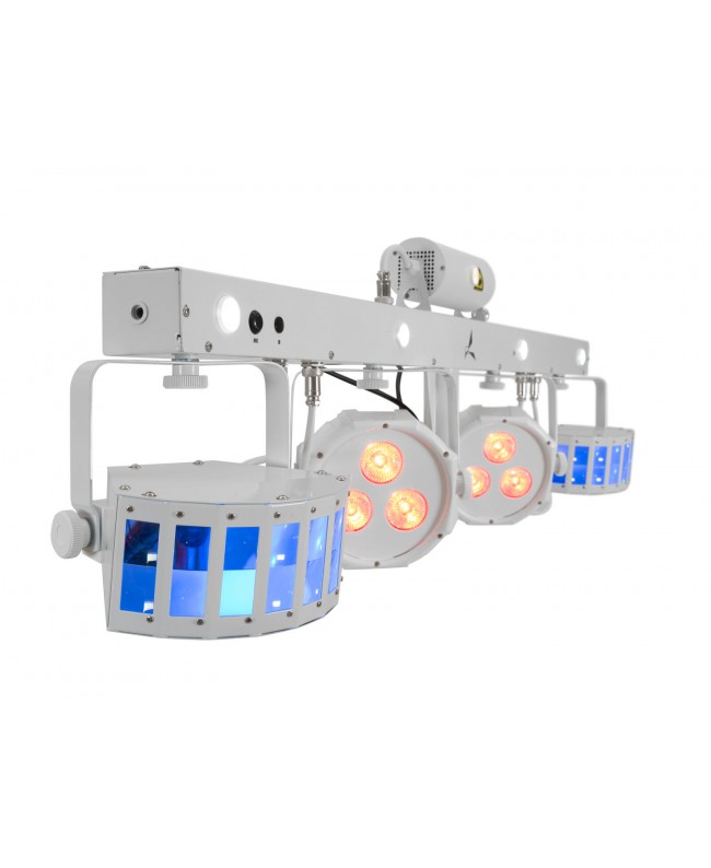Eurolite Set LED KLS Laser Bar FX Light Set white + BPS-2 Loudspeaker Stand white Effetti LED