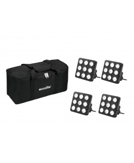 Eurolite Set 4x LED Party Panel RGB+UV + Soft Bag
