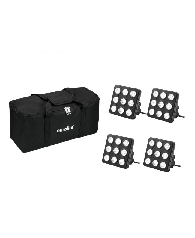 Eurolite Set 4x LED Party Panel RGB+UV + Soft Bag