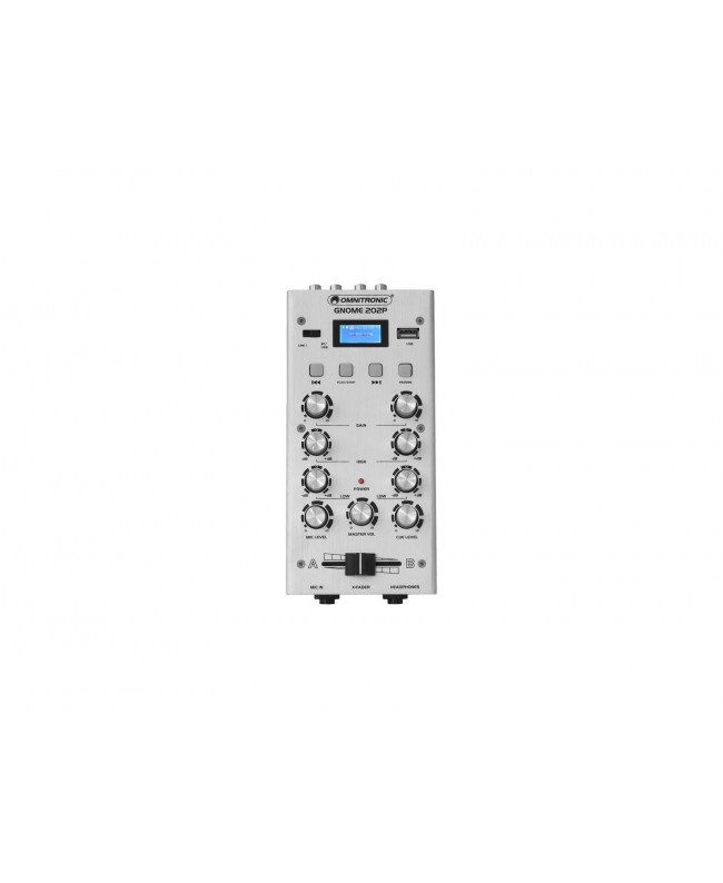 Omnitronic GNOME-202P Mini Mixer silver