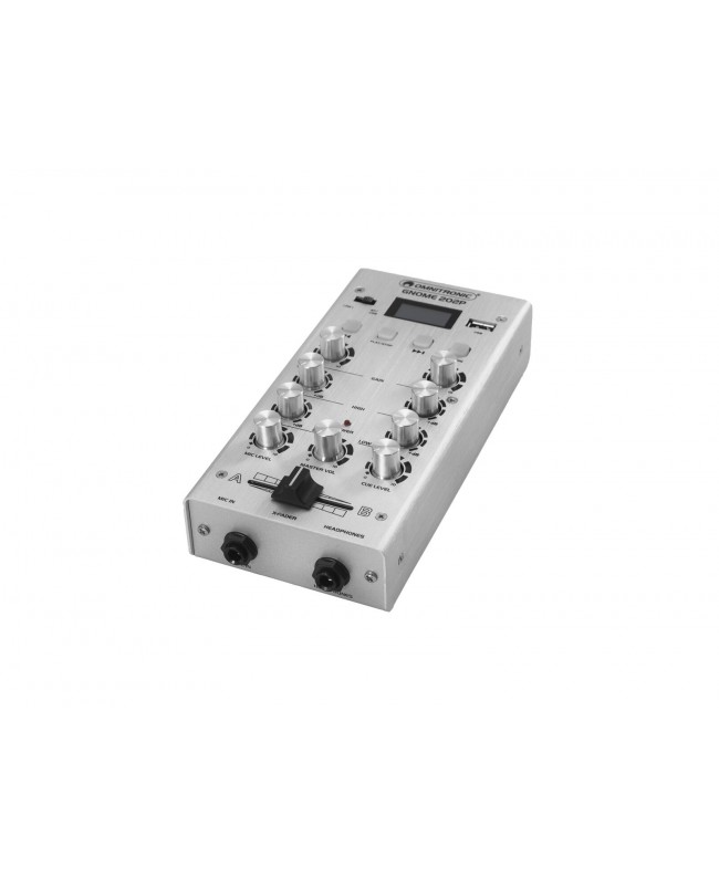 Omnitronic GNOME-202P Mini-Mixer silber