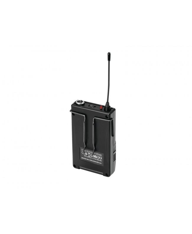 Omnitronic UHF-502 Bodypack incl. 823-832MHz Lavalier (CH B orange) Trasmettitori