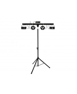 Eurolite Set LED KLS Laser Bar FX + M-3 Speaker System Stand Effetti LED