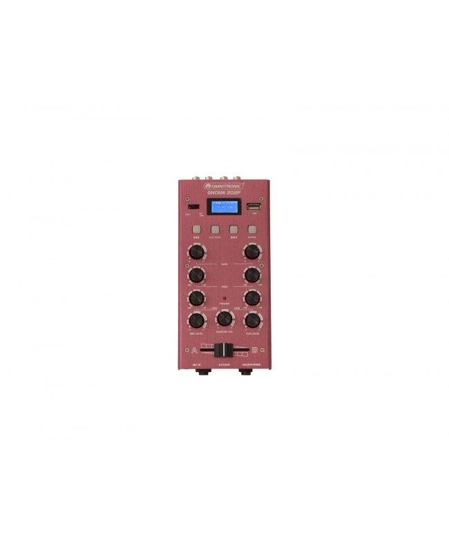 Omnitronic GNOME-202P Mini-Mixer rot