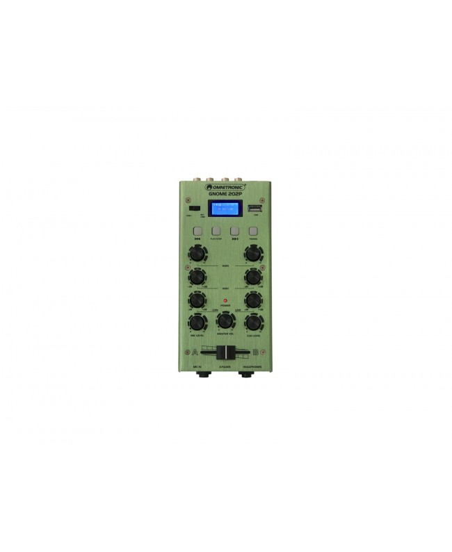 Omnitronic GNOME-202P Mini-Mixer grün