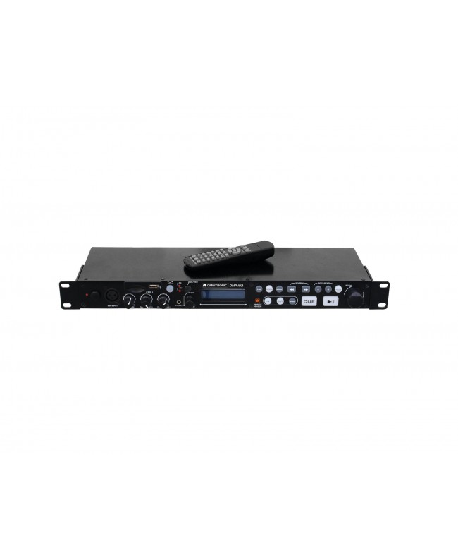 Omnitronic DMP-102 USB/SD-Card-Player Stereo CD/Media-Player/Recorder