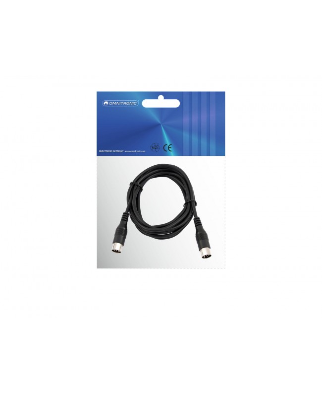 Omnitronic DIN Cable 8-pin 3m MIDI Cables