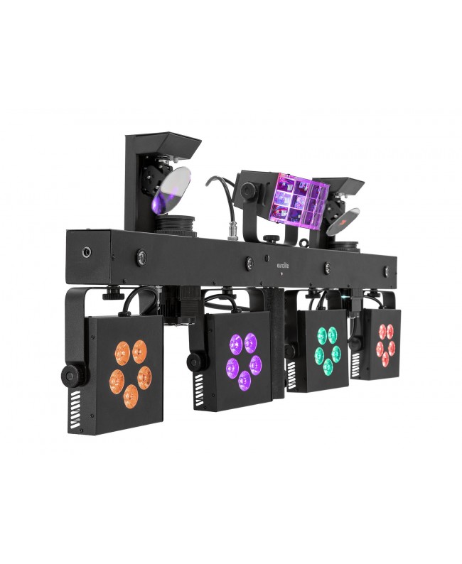 Eurolite Set LED KLS Scan Pro Next FX Compact Light Set + BPS-3 Loudspeaker Stand black LED Effects