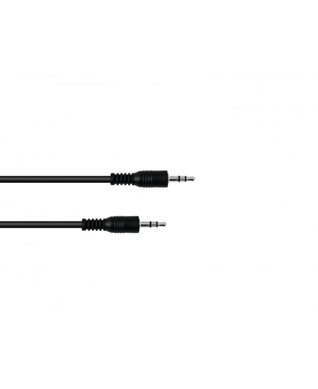 Omnitronic Jack Cable 3.5 stereo 3m bk