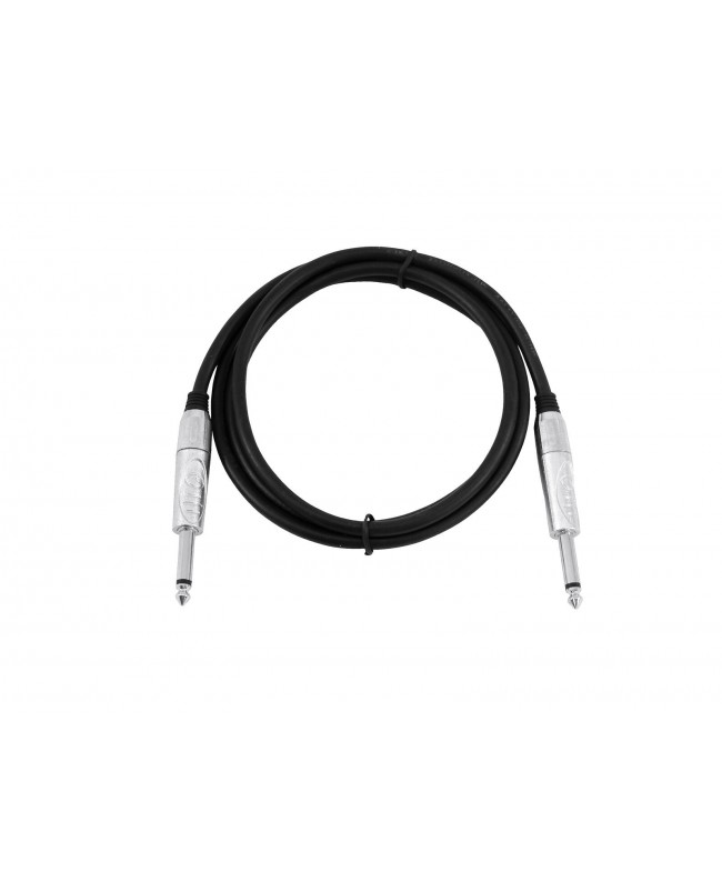 Omnitronic Klinkenkabel 6,3 mono 1,5m sw ROAD