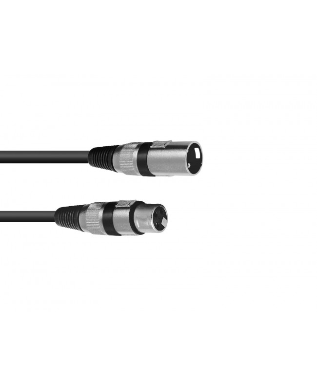 Omnitronic XLR Cable 3-pin 3m bk Cavi per microfono & StarQuad