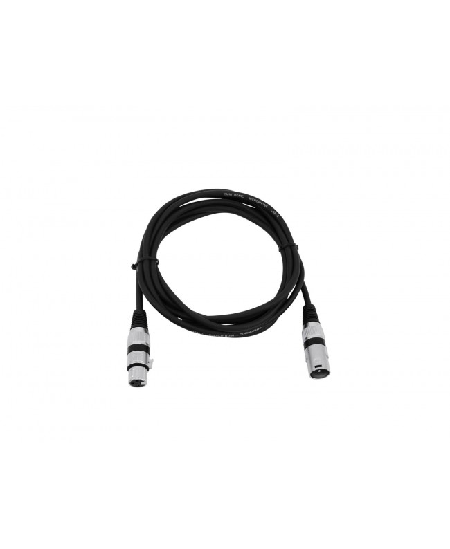 Omnitronic XLR Cable 3-pin 3m bk Cavi per microfono & StarQuad