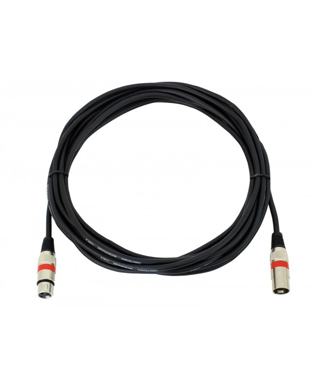 Omnitronic XLR Cable 3-pin 7.5m bk/rd Cavi per microfono & StarQuad