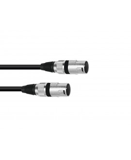 Omnitronic Adaptercable XLR(M)/XLR(M) 0.2m bk Adattatori