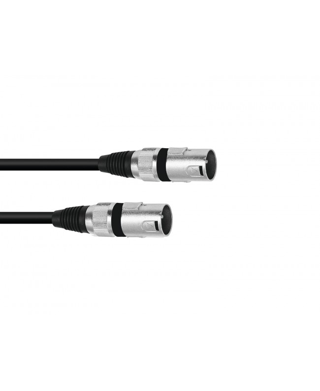 Omnitronic Adaptercable XLR(M)/XLR(M) 0.2m bk