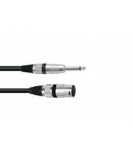 Omnitronic Adapter Cable XLR(M)/Jack mono 10m bk Cavi sbilanciati