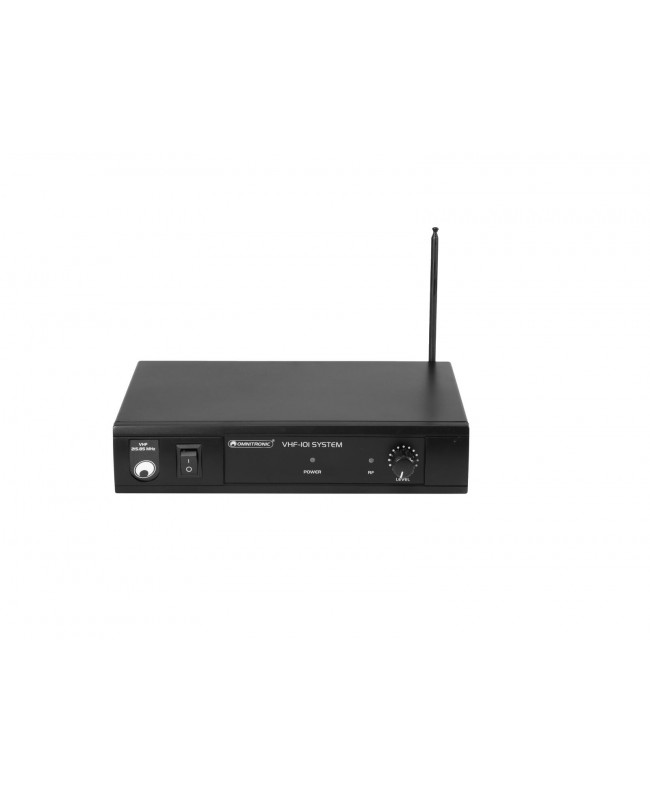 Omnitronic VHF-101 Wireless Mic System 207.55MHz Sistema wireless con trasmettitore palmare