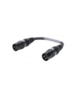 Sommer Cable Adapter Cable XLR(M)/XLR(M) 0.15m bk Adattatori