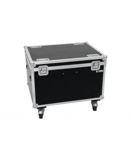 Roadinger Flightcase 4x LED THA-100F/THA-120PC with wheels Custodie per proiettori