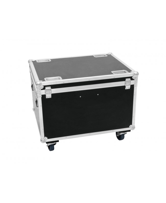 Roadinger Flightcase 4x LED THA-100F/THA-120PC with wheels