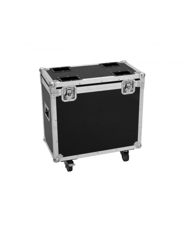 Roadinger Flightcase 2x TMH-S200 with wheels Custodie per moving light