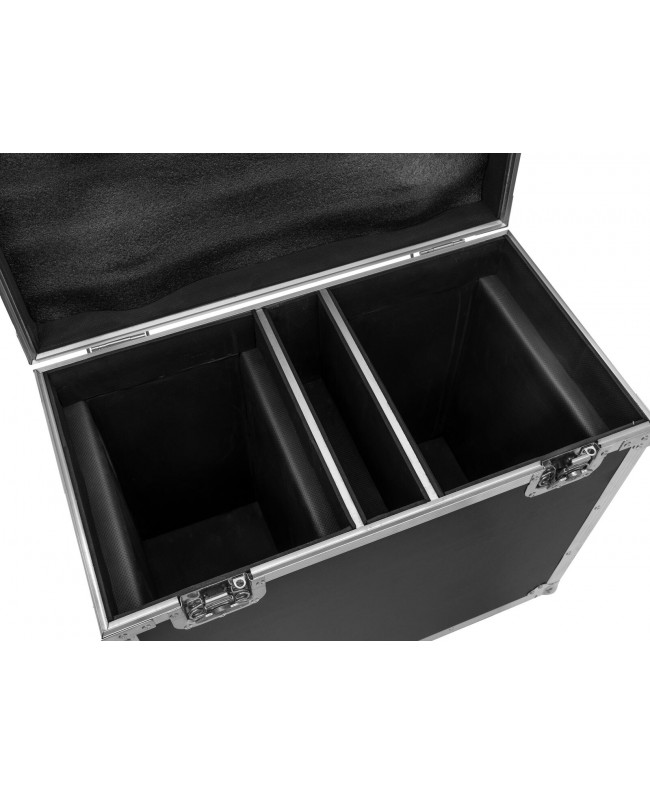 Roadinger Flightcase 2x TMH-S200 with wheels Cases for moving lights