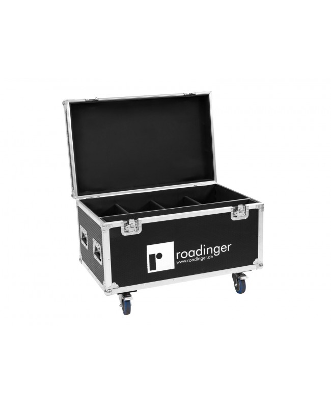 Roadinger Flightcase 4x LED IP Atmo Blinder 9