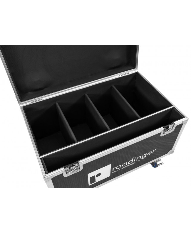 Roadinger Flightcase 4x LED IP Atmo Blinder 9