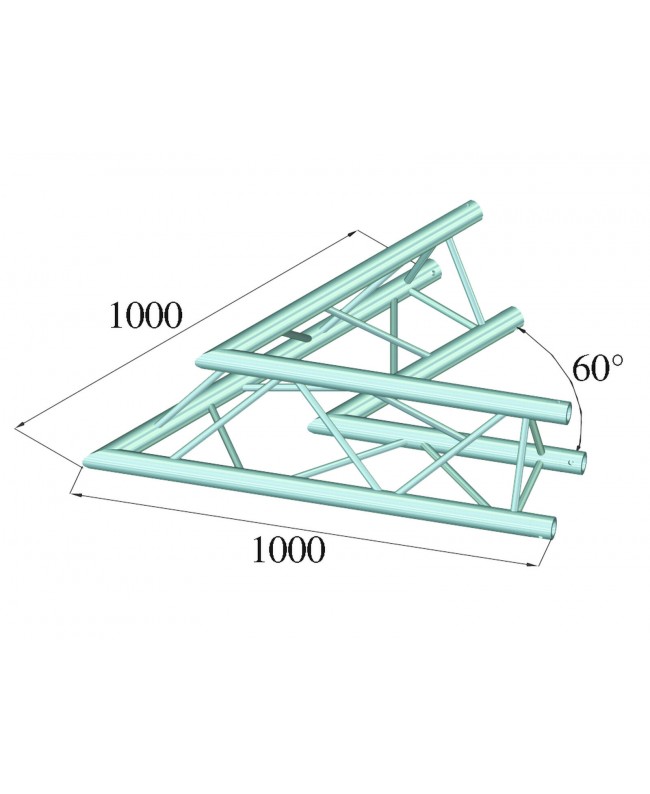 Alutruss TRILOCK 6082AC-20 2-way Corner 60°