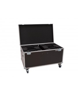 Roadinger Flightcase 4x LED TMH-X10 Cases for moving lights