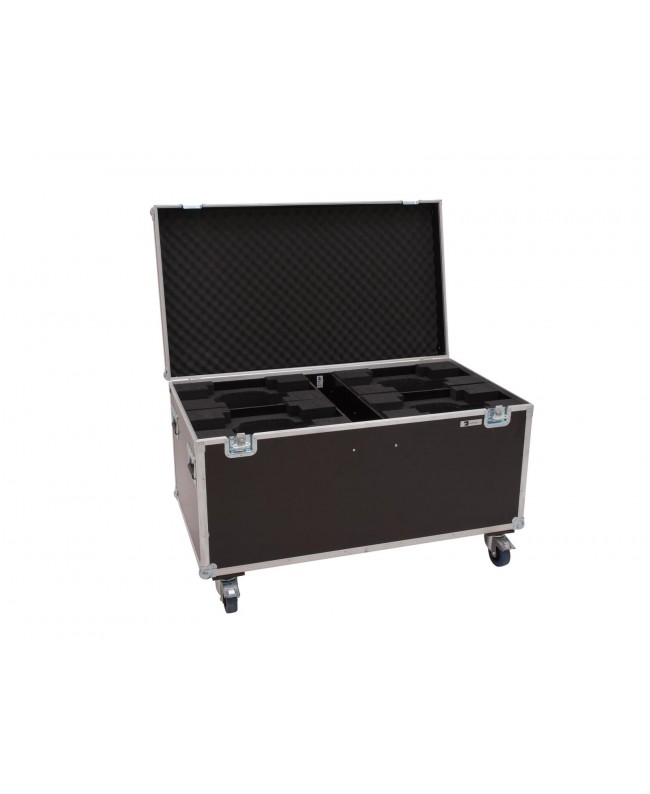 Roadinger Flightcase 4x LED TMH-X10 Cases for moving lights