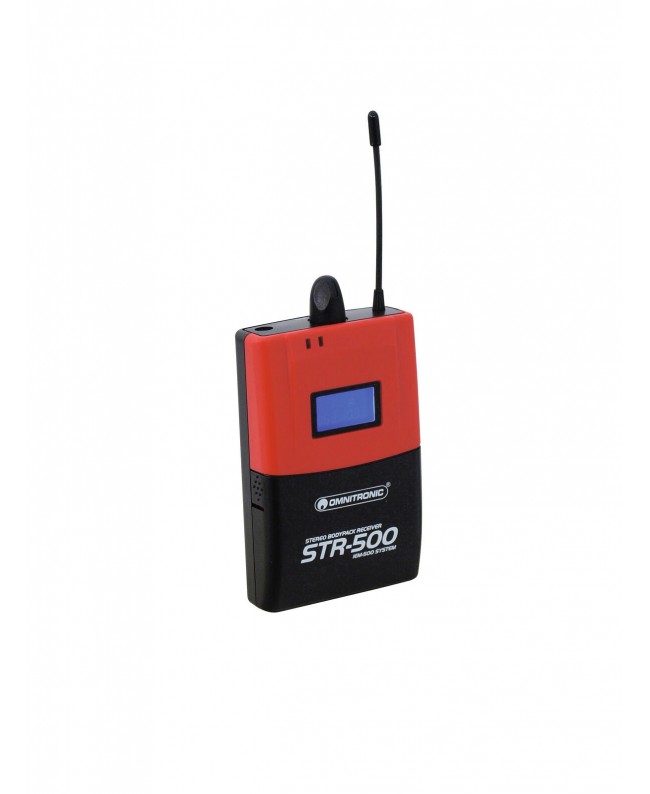 Omnitronic STR-500 Bodypack Receiver IEM Bodypack Receiver
