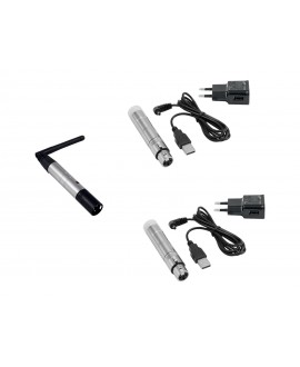 Eurolite Set QuickDMX 1x Transmitter + 2x AKKU Receiver