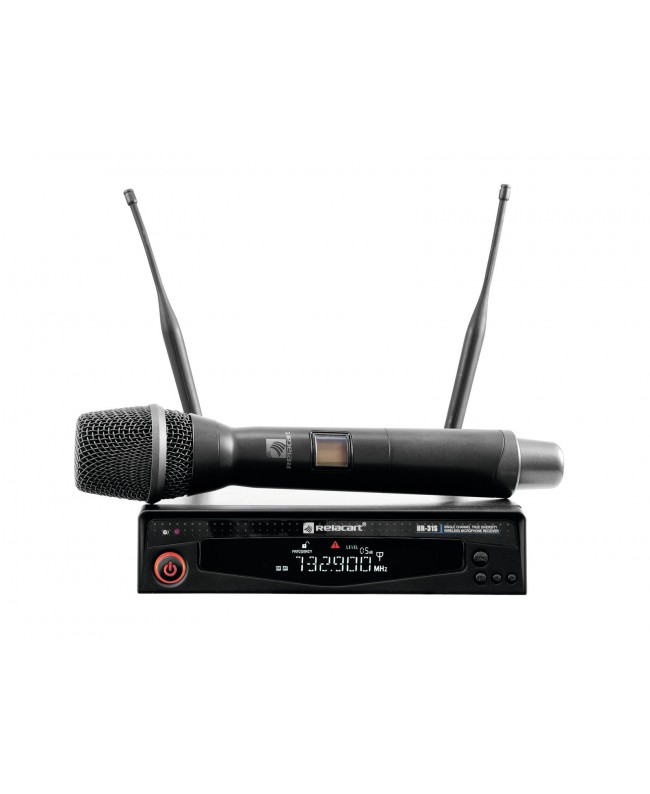 Relacart HR-31S 1-channel True Diversity System Sistema wireless con trasmettitore palmare
