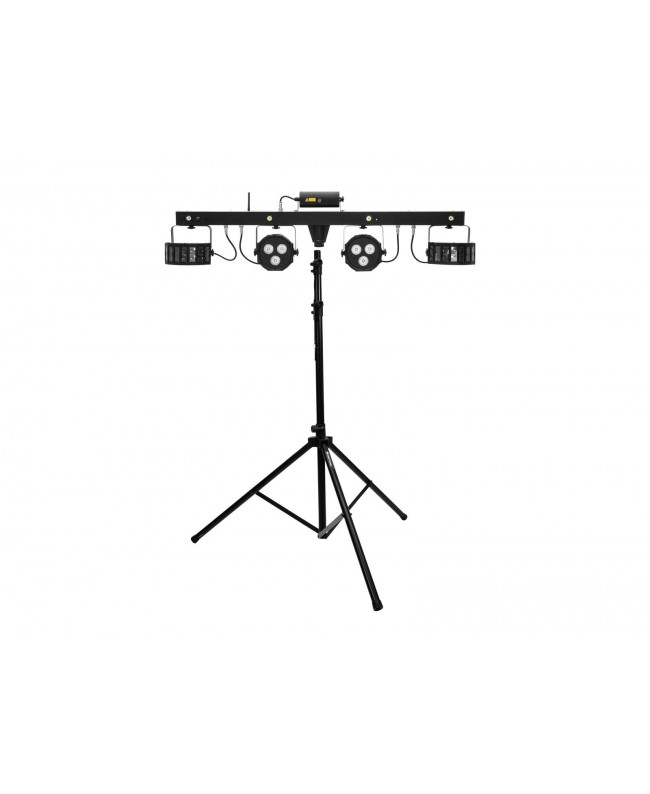 Eurolite Set LED KLS Laser Bar FX Light Set + M-4 Speaker System Stand Effetti LED