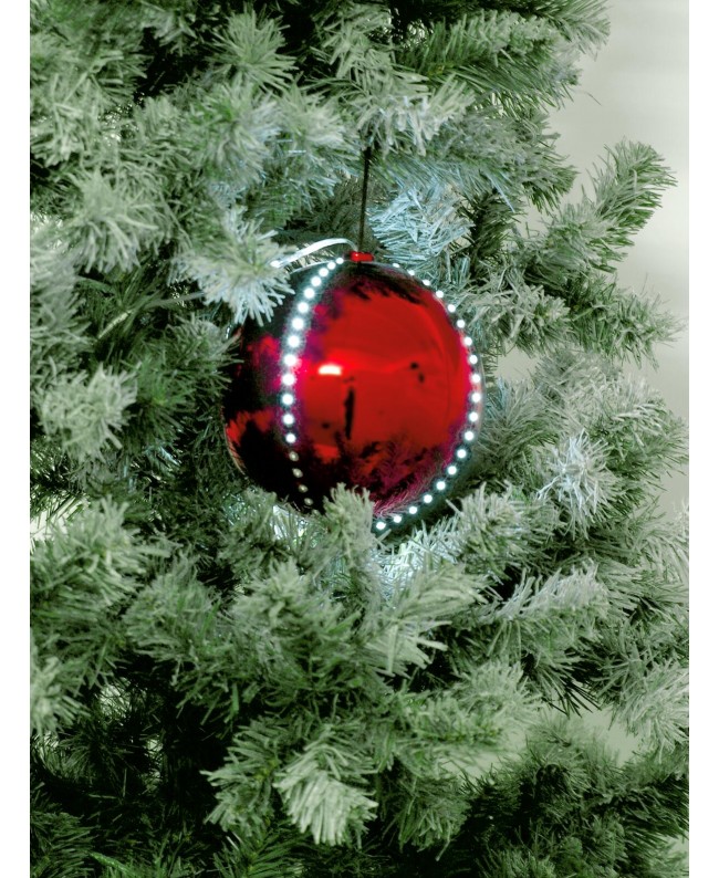 Europalms LED Snowball 15cm, rot
