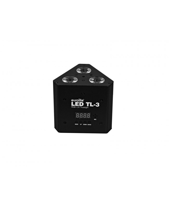 Eurolite LED TL-3 RGB+UV Trusslight Fari LED a batteria