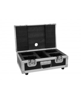Roadinger Flightcase 4x AKKU Dot 1 RGB/WW QuickDMX Custodie per proiettori