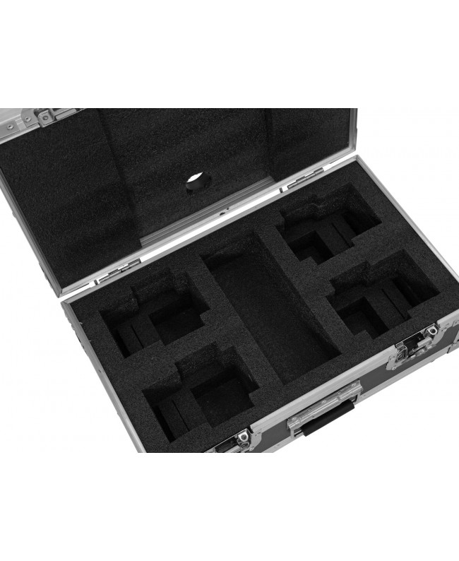 Roadinger Flightcase 4x AKKU Dot 1 RGB/WW QuickDMX Custodie per proiettori