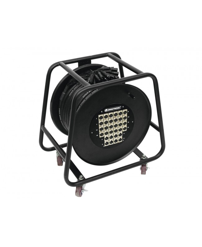 Omnitronic Multicore Stagebox 24/8 30m Cable reel