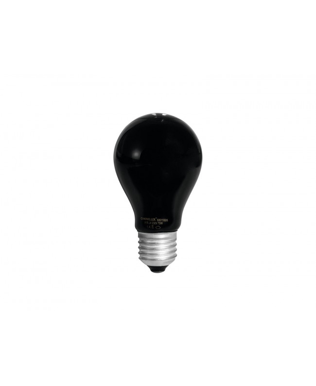 Omnilux A19 230V/75W E-27 UV Schraubsockellampen