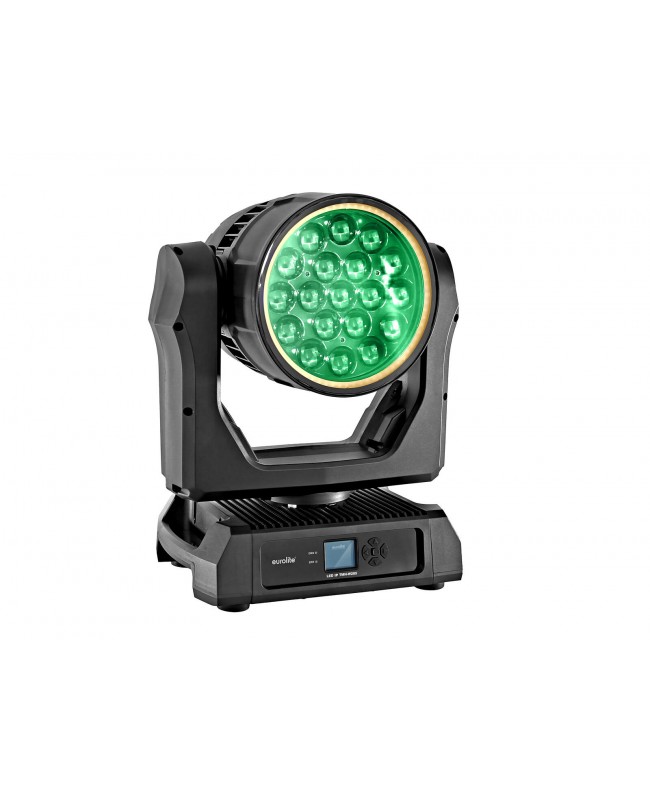 Eurolite Set 2x LED IP TMH-W285 Hypno Moving Head Wash + Flightcase with wheels Movinglights Effects