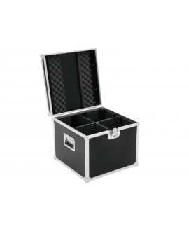 Roadinger Flightcase 4x PAR-56 Spot long Custodie per proiettori