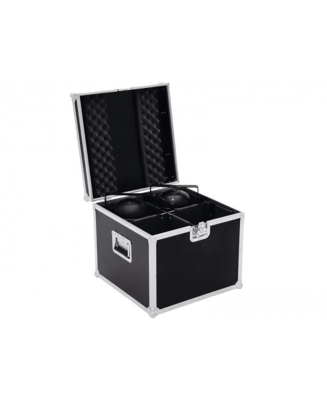 Roadinger Flightcase 4x PAR-56 Spot lang