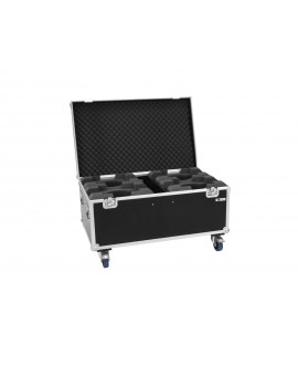 Roadinger Flightcase 4x LED TMH-X7 Moving head Cases for moving lights