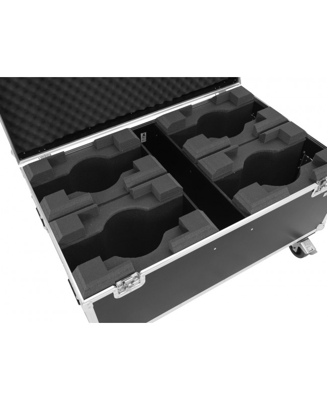 Roadinger Flightcase 4x LED TMH-X7 Moving head Cases for moving lights